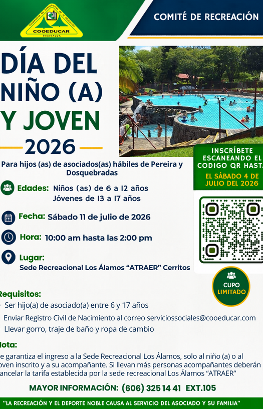 Celebremos el Día del Niño(a) y Joven 2026 con Cooeducar