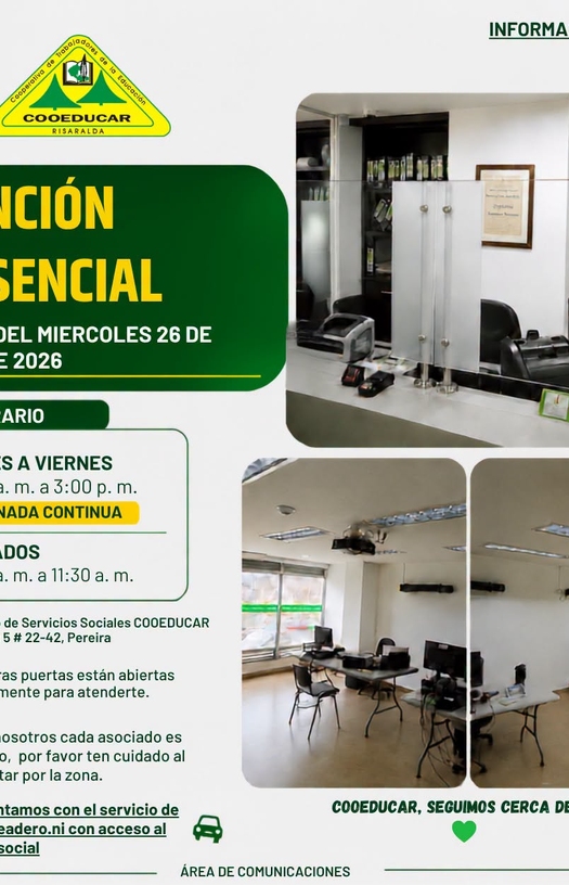 HORARIOS DE ATENCIÓN