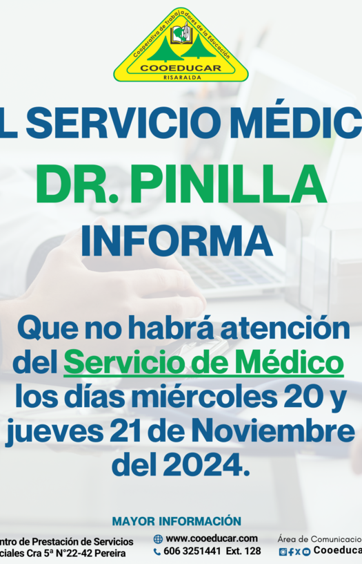 HORARIO SERVICIO MÉDICO