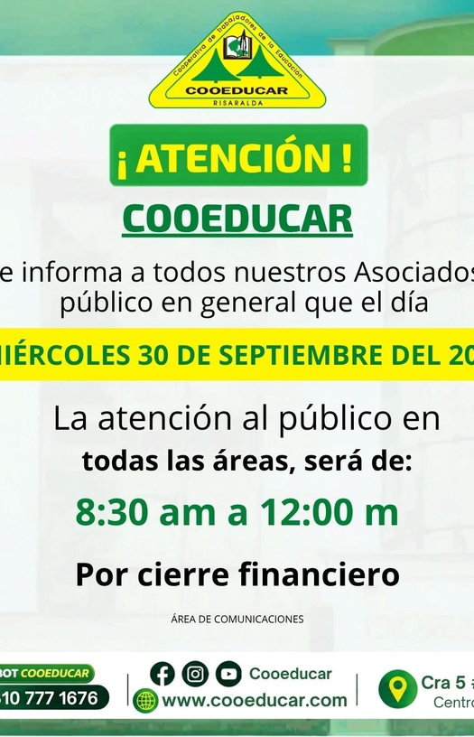 HORARIO 30 DE SEPTIEMBRE  2026
