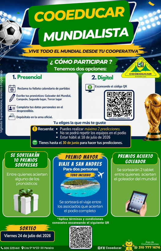 COOEDUCAR MUNDIALISTA 2026