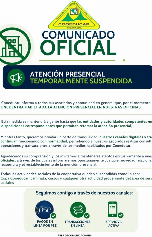 COMUNICADO OFICIAL