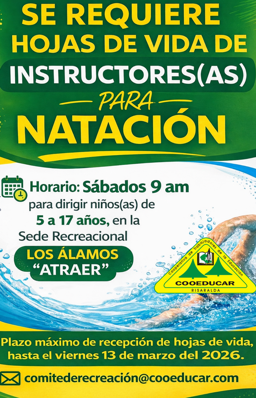 INSTRUCTORES PARA EL COMITÉ DE RECREACIÓN